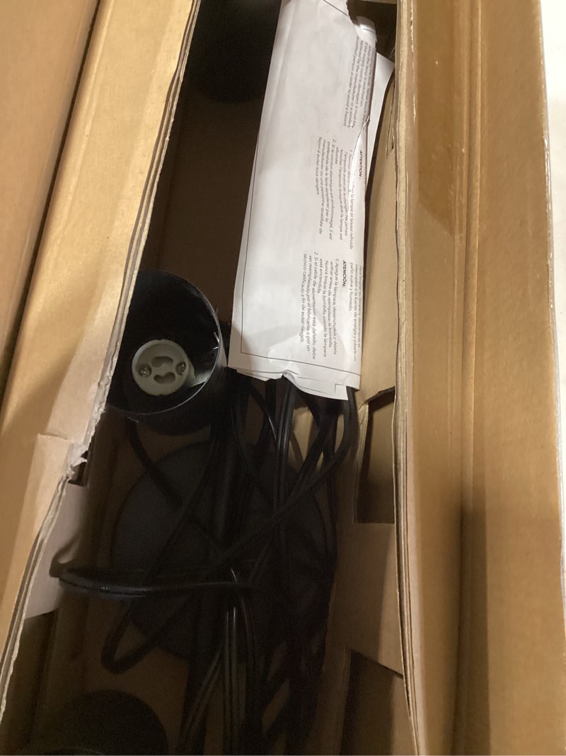 Condition photo showing Good Condition for globe electric 64000119 4-light plug-in track lighting, matte black finish, adjustable heads, wall or ceiling mount, modern industrial design pratt (black)