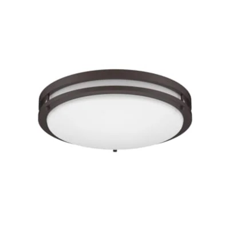 PROJECT SOURCE 14-in LED Flushmount Light Luz LED de montaje al ras de 35,56 cm