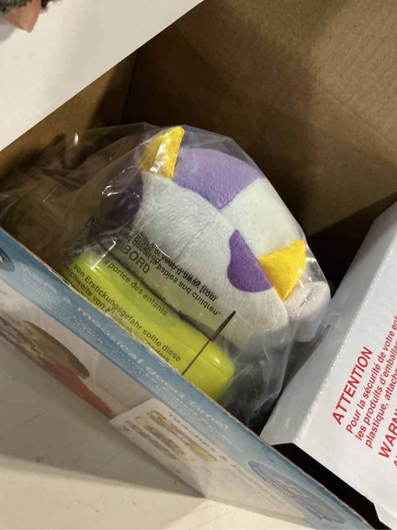Condition photo showing Good Condition for VTech Baby Lil' Critters Moosical Beads, Purple Beads Purple Standard Packaging