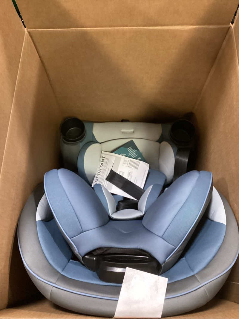 Condition photo showing Good Condition for Safety 1st Grow and Go All-in-One Slim Convertible Car Seat, Rear Facing, 5-40 lbs, Forward Facing (30–65 lbs), High Back Booster Seat 40-100 pounds, Alaskan Blue Alaskan Blue Original