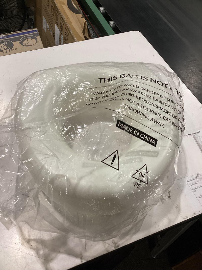 Condition photo showing Good Condition for healthsmart enhanced comfort 5" raised (round) toilet seat risers for seniors 5 slip resistant pads fsa/hsa eligible padded toilet seat elevation 15.7 x 15.2 x 6.1