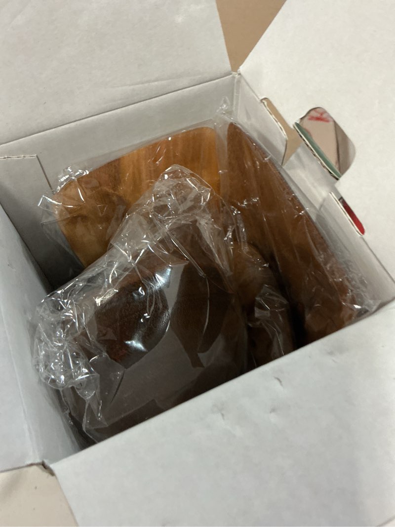 Condition photo showing New/Like New for aiuhi wood spoons for cooking, nonstick kitchen utensil set, wooden spoons cooking utensil set non scratch natural teak wooden utensils for cooking (teak 8 pack) natural wood
