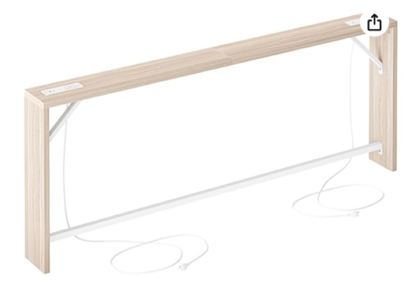 tiqlab sofa table, 79 inch (1.2'' thickness) long console table behind couch, narrow entryway table with angled metal frame, industrial console table, natural 79''l x 5.9''w x 31.5''h