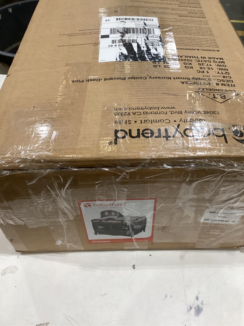 Condition photo showing Good Condition for Baby Trend Simply Smart Nursery Center Playard, Dash Pink