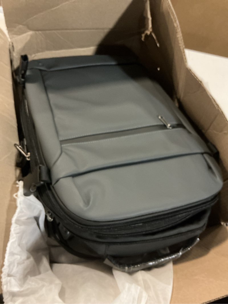 Condition photo showing New/Like New for Vacuum Backpack Travel- 60L Expandable Vacuum Seal Compression Vacpack Backpack with Pump, Laptop Compartment, Water-Resistant Business Carry-On Backvac Pro Easyvacpack Vacuum Travel Backpack Classic Black