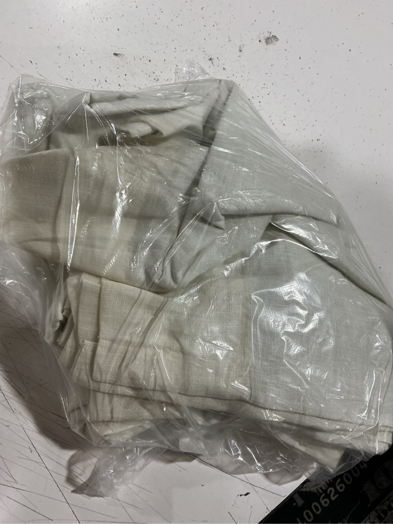 Condition photo showing As Is for european linen room darkening curtain