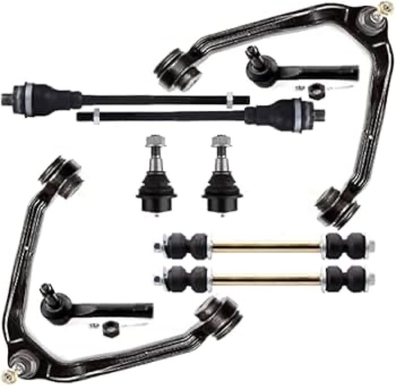 Titaniarm 10pcs Suspension Kits | Front upper Control Arm and Ball Joint Assembly Compatible with 19