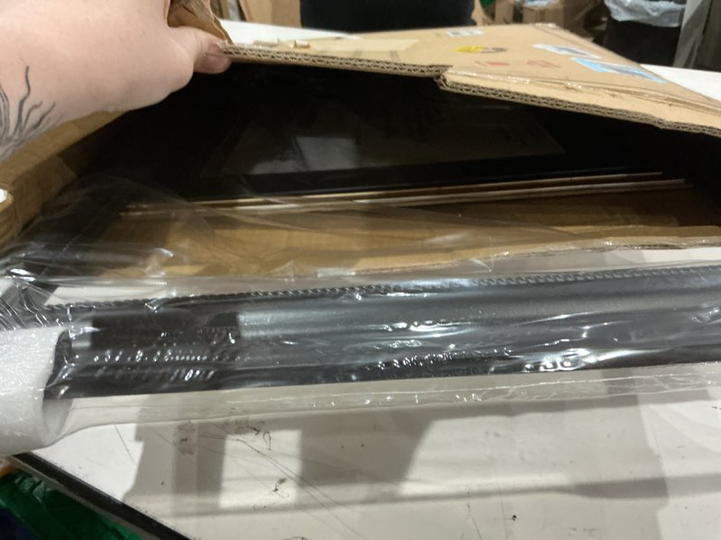 Condition photo showing As Is for gmframes 11x14 diploma degree frame with mat or display 15x18 certificates without mat,solid wood,black finish with intricate black rope detail,uv protection acrylic black 15x18 for 11x14 with mat