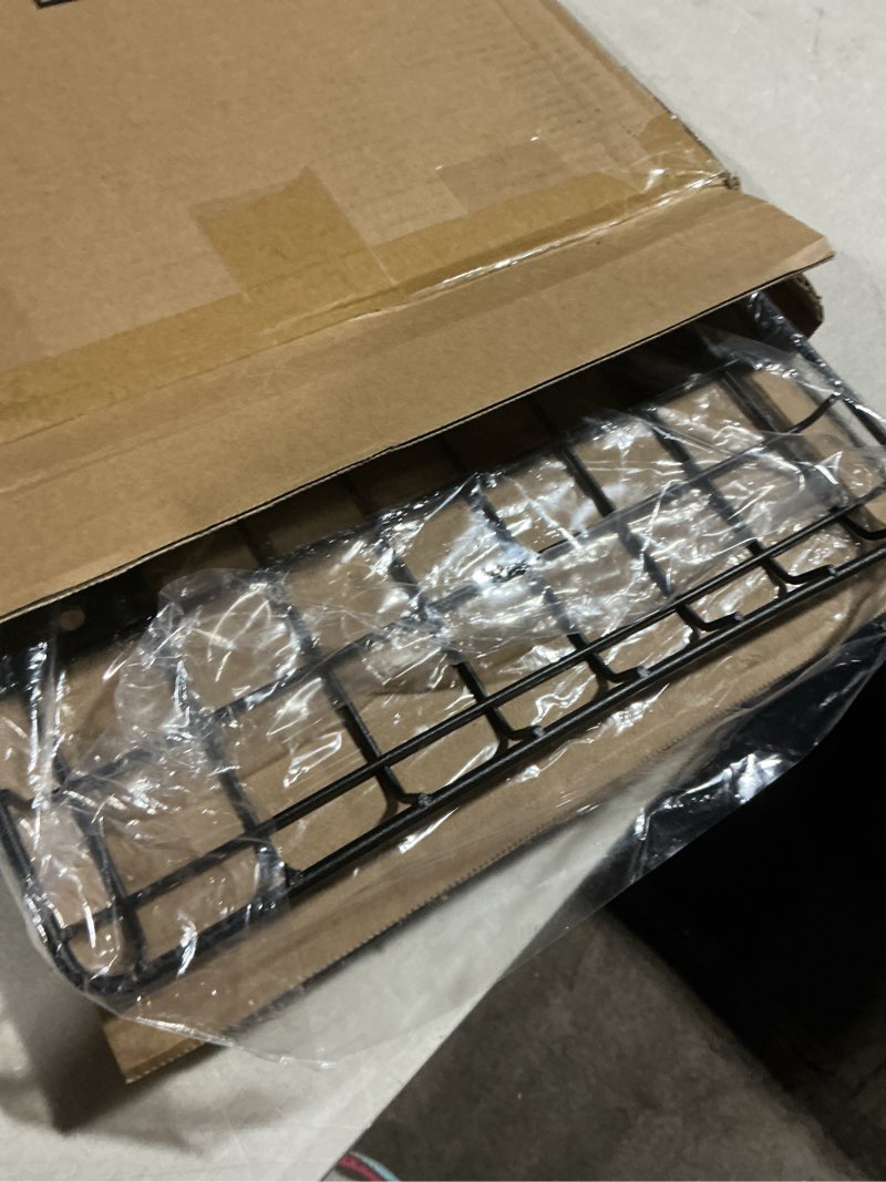 Condition photo showing Good Condition for Ultrawall Wall Mounted Storage Shelf, Garage Wall Shelves 24x12 Inch, Metal Shelf Rack, Heavy-Duty Wall Organizer for Closet, Kitchen, Laundry Room 2 Pack, Black