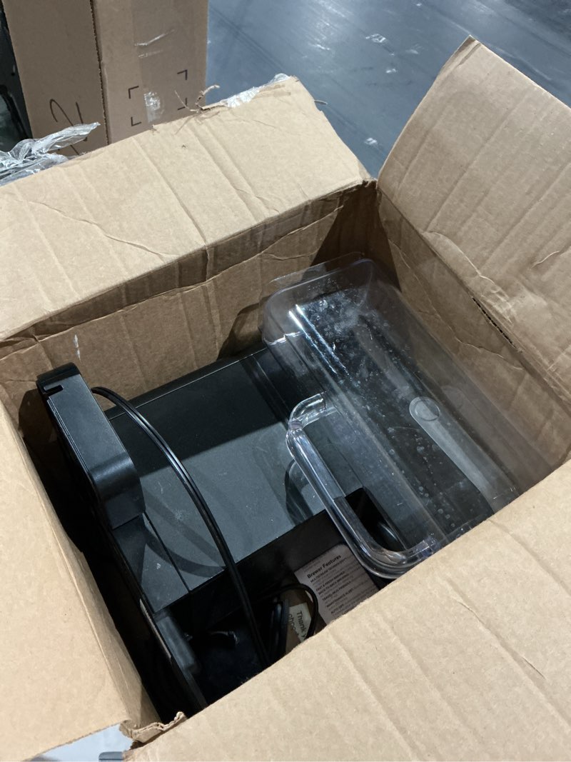 Condition photo showing As Is for keurig k-supreme single serve k-cup pod coffee maker, multistream technology, 4 brew sizes, 66oz dual-position removable reservoir, black black coffee maker
