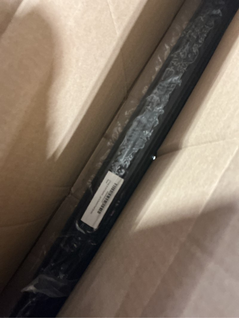 Condition photo showing New/Like New for [2 pack] 36 inch exterior door sweep with vinyl fins – under door weather stripping seal for exterior doors with kerf track | bottom door seal strip | draft stopper & rodent proof (brown)