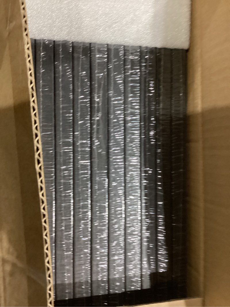 Condition photo showing New/Like New for eletecpro 8x10 Picture Frames Set of 10, Picture Frame Collage Wall Decor Display 5x7 Photo With Mat or 8x10 without Mat, Home Decor Gallery Frame for Table Top or Wall Mounting, Black 10 Pack Black 8x10