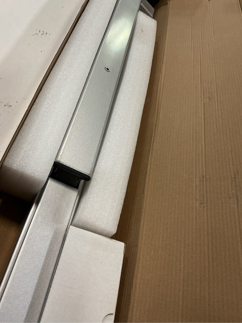 Condition photo showing Good Condition for ironwalls surface vertical rod exit device, 32in commercial door push bar panic device with single point top latching, stainless steel panic bar, emergency exit door panic hardware for 32"-48" doors silver