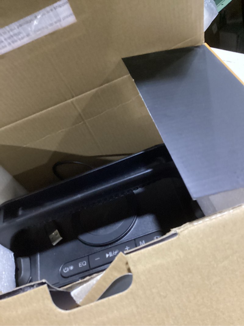 Condition photo showing Good Condition for Wilody Speakers Bluetooth Wireless, 100W Loud Outdoor Speaker with Bass, IPX7 Waterproof Floatable, 20H Playtime, RGB Light, Portable Speaker with TWS for Work, Outdoor, Garage, Camping (Black)