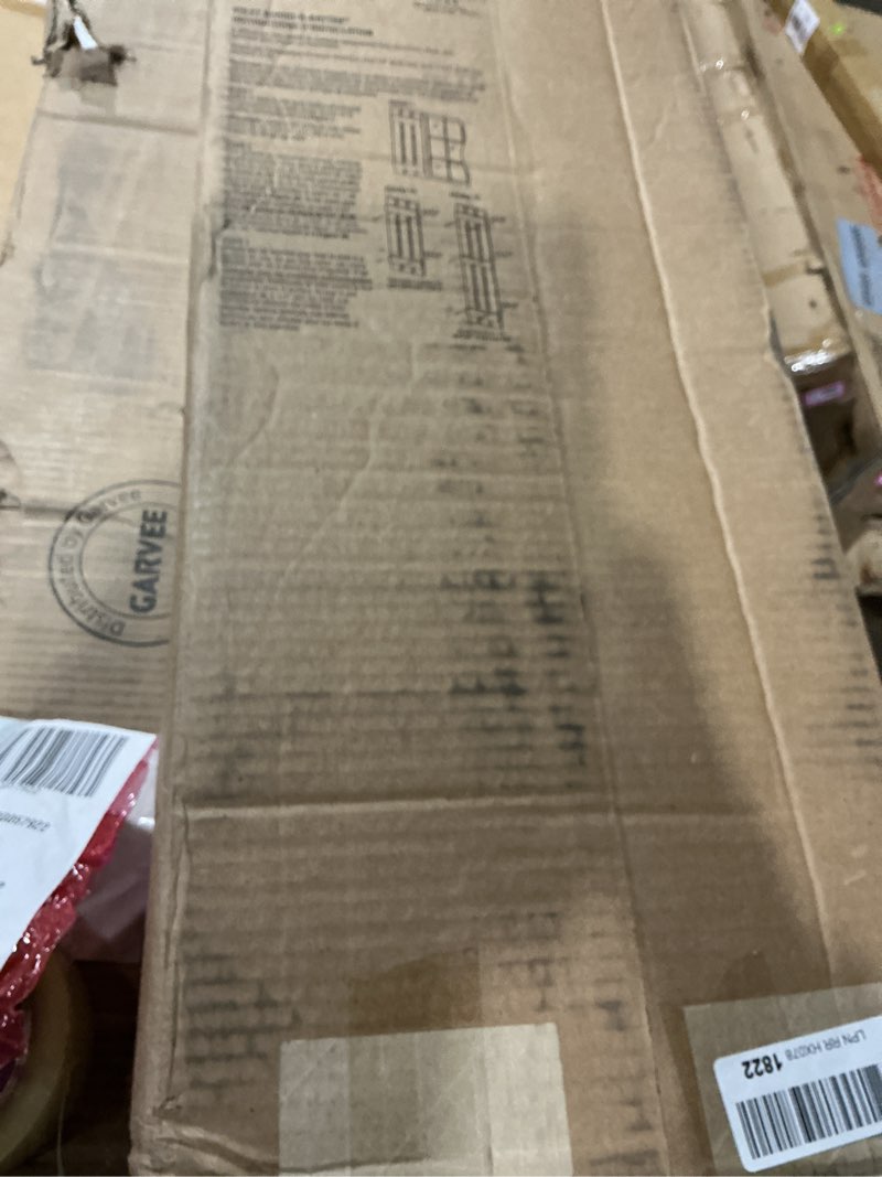 Condition photo showing Good Condition for 12 in. W x 59 in. H Builders Edge, Standard Three Board Spaced, Board-n-Batten Shutters, Includes Matching Installation Spikes (Per Pair), 471 - Treated Cedar 59-in. H 471 - Treated Cedar