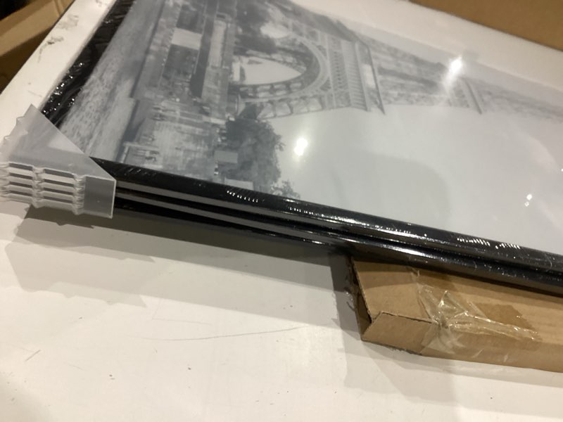 Condition photo showing Good Condition for upsimples 11x14 picture frame, display pictures 8x10 with mat or 11x14 without mat, wall hanging photo frame, black, 1 pack