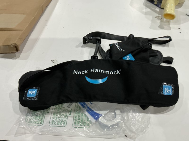 Condition photo showing Good Condition for the original neck hammock neck stretcher - cervical traction device for neck decompression - portable device for neck tension relief