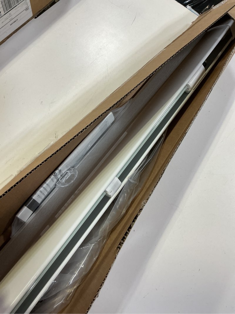 Condition photo showing New/Like New for LazBlinds No Tools No Drill Cordless Cellular Shades, Blackout Light Blocking Honeycomb Shades for Home, Thermal Insulation Blinds for Windows, 36" W x 64" H, White Blackout-white 36" W x 64" H