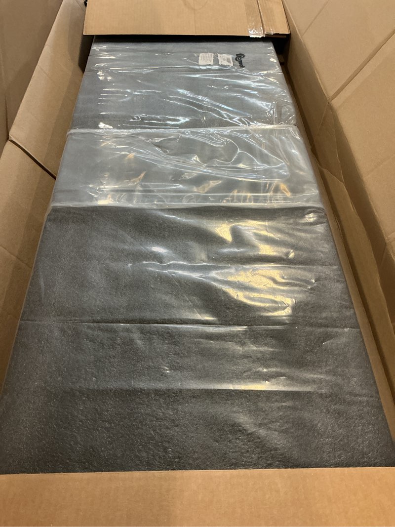 Condition photo showing New/Like New for Ramede Customizable Polyethylene Foam Sheet 54 x 16 x 2 Inch Black Foam Insert Pad Cushion for Gun Packing Case, Crafts, Transport, Toolbox Storage, Organization, DIY Projects(1 Piece) 1 54 x 16 x 2 Inch