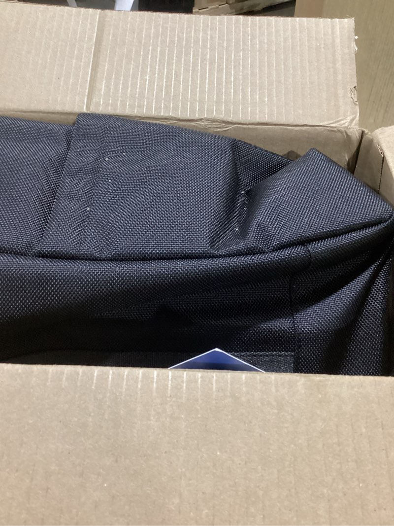 Condition photo showing As Is for halfday convertible garment tote: 2-in-1 travel tote & garment bag, carry-on for 1-2 day trips (16” laptop pocket, shoe compartments, trolley sleeve), water-resistant ballistic nylon, jet