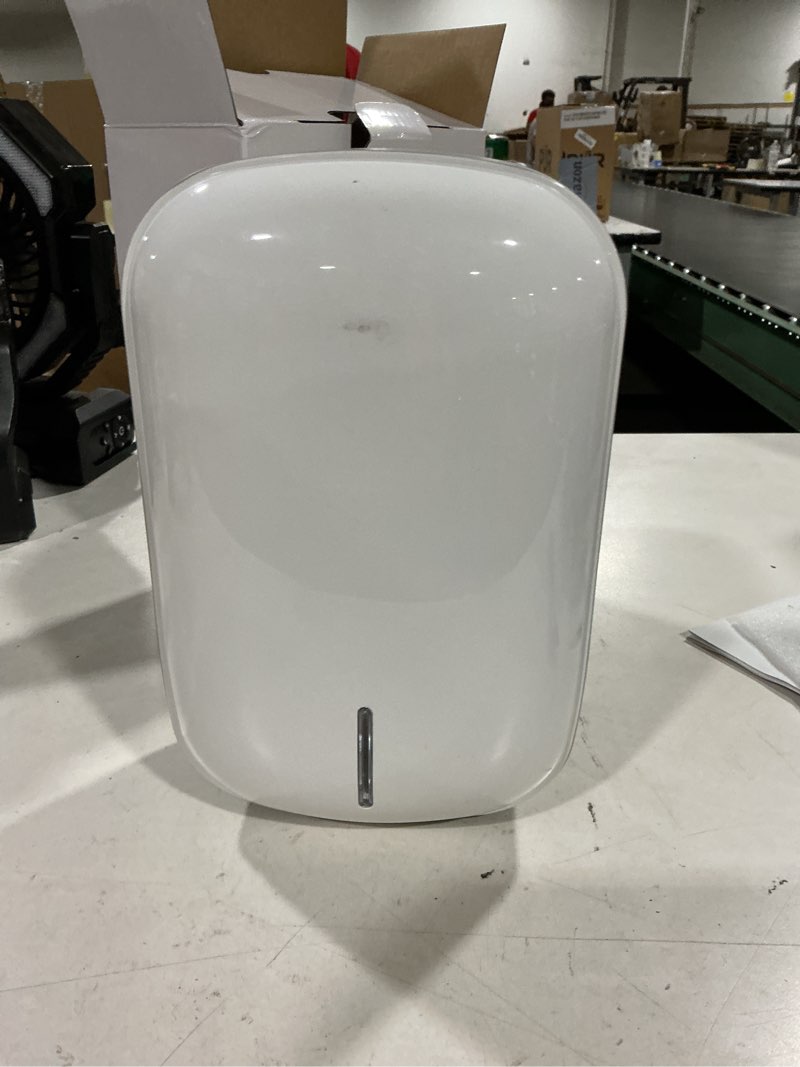 Condition photo showing Good Condition for mini dehumidifier for small bathroom. quiet. auto shut-off. power off memory. electric dehumidifier for small space. good for bathroom basement bedroom closet safe pantry rv camper yacht
