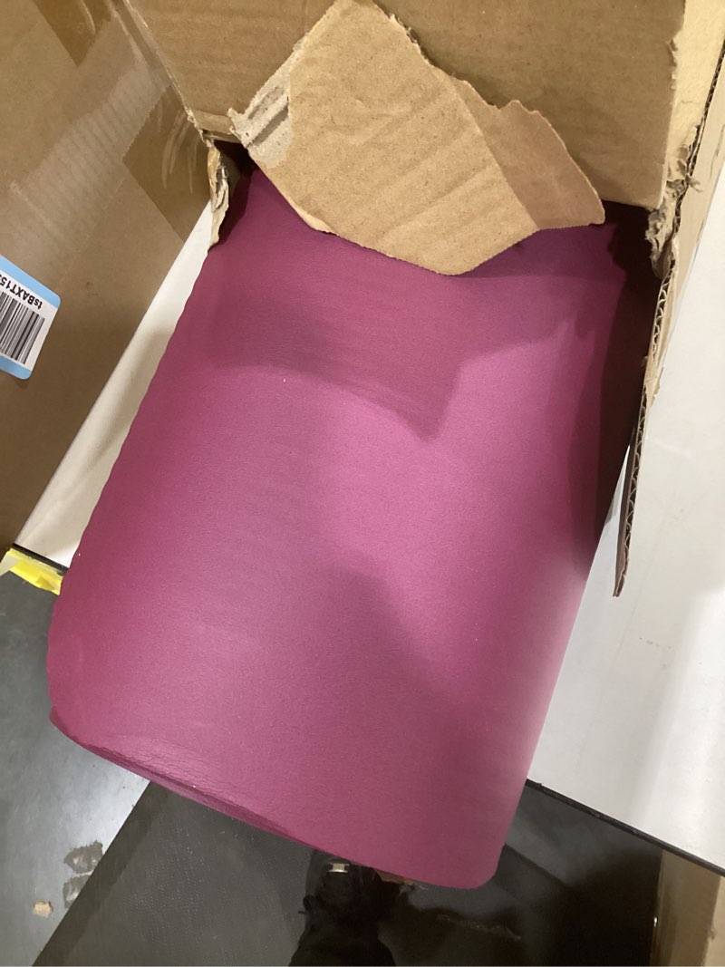 Condition photo showing Good Condition for Retrospec Solana Yoga Mat Thick 1/2in Non-Slip Workout Mat with Nylon Strap - 72x24in Exercise Mat for Pilates, Stretching & Fitness - BPA Free, Easy Clean Boysenberry 1/2 inch