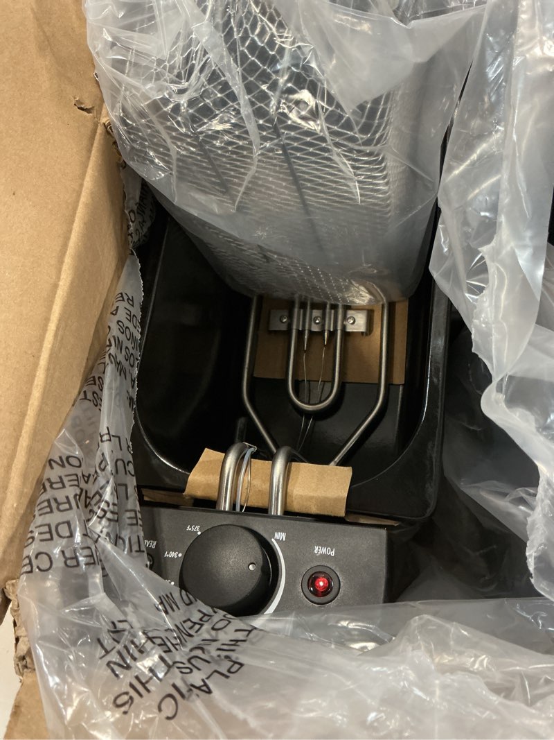 Condition photo showing Good Condition for Similar Pukomc Deep Fryer 3 Liter Capacity,1500W Oil Fryer with Adjustable Temperature,Viewing Window,Detachable Frying Basket,Made of Stainless Steel Material and Easy to Clean 3 Liters