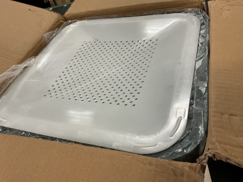 Condition photo showing As Is for The Original Vermihut ® Plus 5 – Tray Worm Composter -Dark Green,Sustainable Design for Both Indoor & Outdoor, Worm Compost Bin for Vermicomposting Starter, Recycling Food Wastes