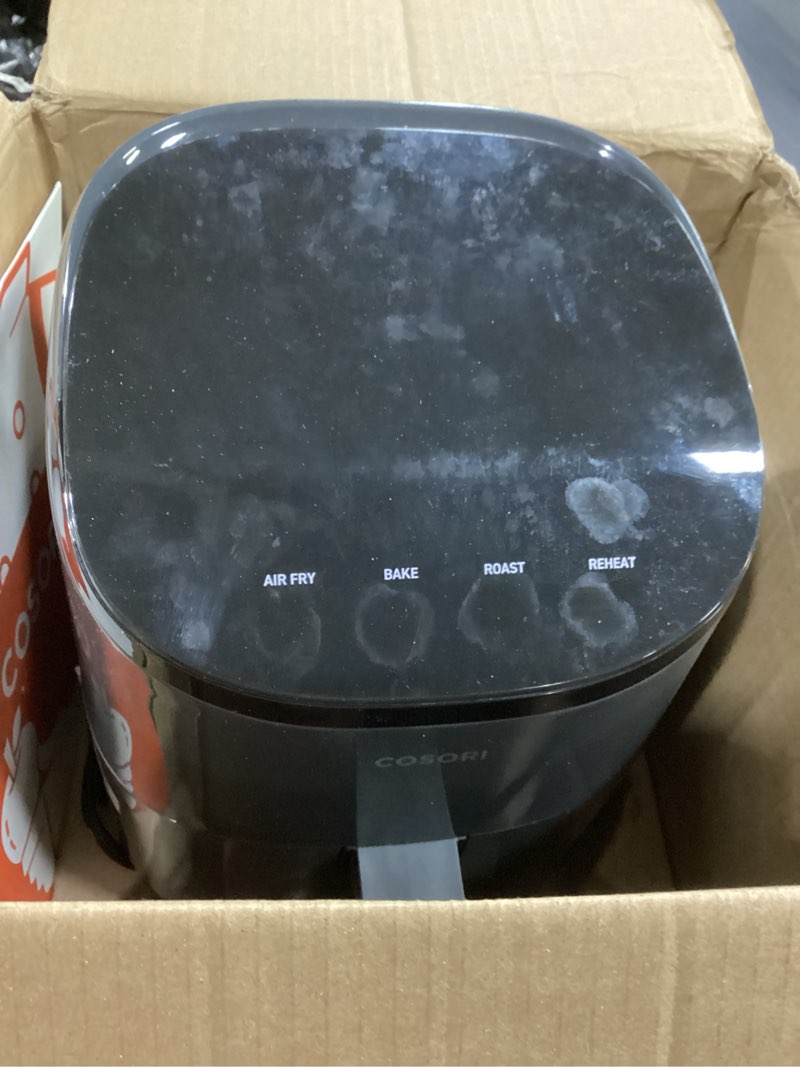 Condition photo showing As Is for COSORI Air Fryer 2.1 QT, Small & Mini 4-in-1 airfryer Ideal for Simple Meals and Snack, Easy to Leftover Food to Crispy, Up to 97% Less Oil, 30 In-App Recipes, Nonstick & Dishwasher-Safe Basket
