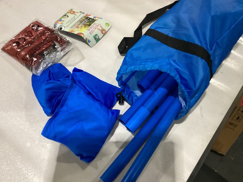 Condition photo showing New/Like New for Cornhole Board Set with Boards, Carrying Case, and 15+ Game Variations in PDF and Carrier Bag - Red White Blue