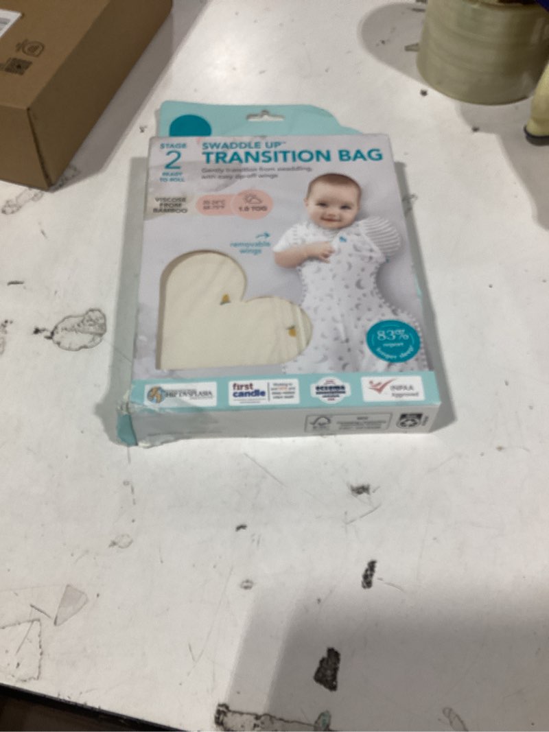 Condition photo showing New/Like New for love to dream transition bag 1.0 tog bamboo viscose cream lemons viscose from bamboo large (19-24 lbs.) cream lemons