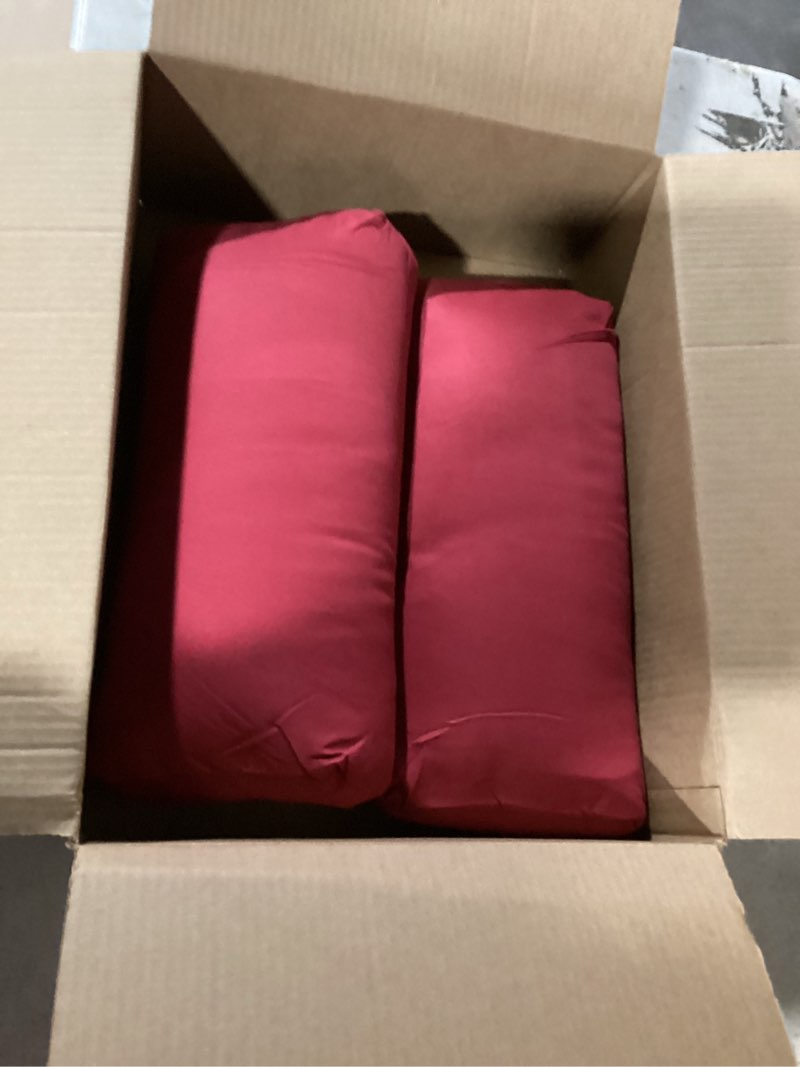 Condition photo showing Good Condition for ntbay 2 pack tiny pillows, 11"x7" microfiber mini pillows for travel, pets, soft machine washable small pillows for neck, wrist, lumbar and knee, wine red