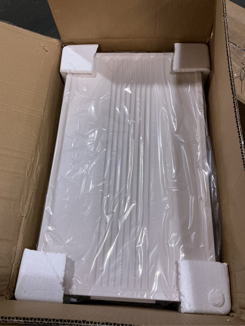 Condition photo showing New/Like New for VECELO 16 Gal Stackable Storage Bins with Lid, 5 Pack Plastic Collapsible Storage Cabinet, Foldable 