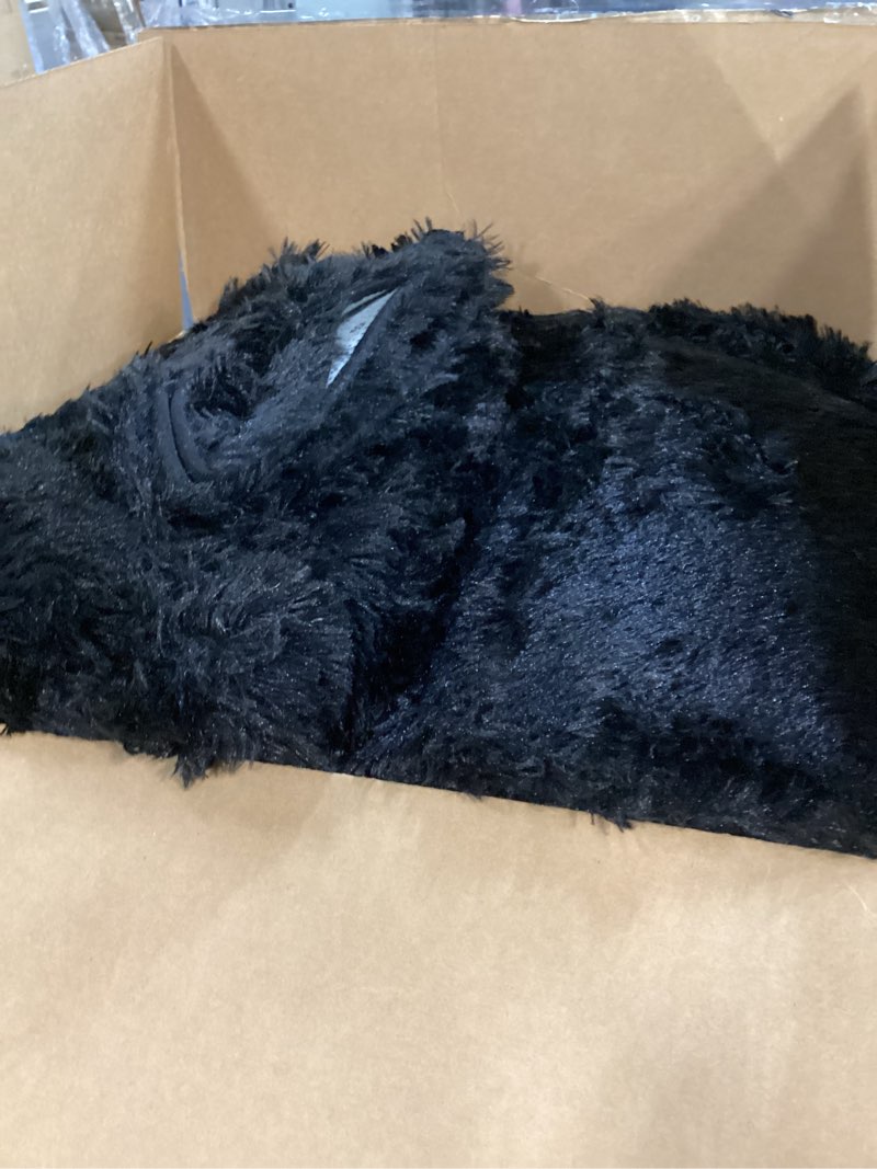Condition photo showing Good Condition for Large Shag Rugs 9X12, Plush Fuzzy Area Rugs for Living Room, Large Shag Fluffy Bedroom Carpet, Furry Rugs for Girls Boys Kids Room, Extra Large Fuzzy Rug, Shag Carpet, Black Black 9' x 12' (Rectangular)