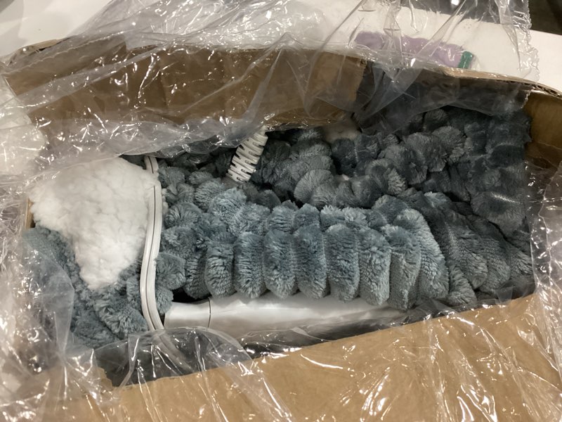 Condition photo showing Good Condition for Electric Heated Blanket Full Size 72"x84", Dual-Sided Soft Flannel & Sherpa, LCD Display 10 Heat Settings with 1-12H Timer & Overnight Safe, Bed & Couch, Machine Washable, Light Grey 01-light Grey 72"x84"(Full Size)