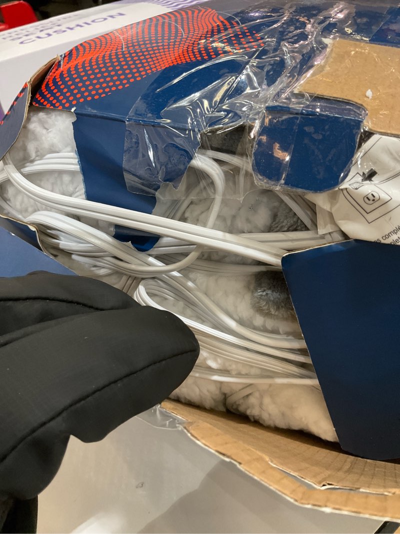 Condition photo showing As Is for Bedsure Electric Blanket Full Size - Soft Flannel Heated Blanket Full, GentleSoft Fast Heating with 10 Time Settings & 6 Heat Settings, Warm Gift for Grandma (72x84 inches, Grey) 01 - Grey Full