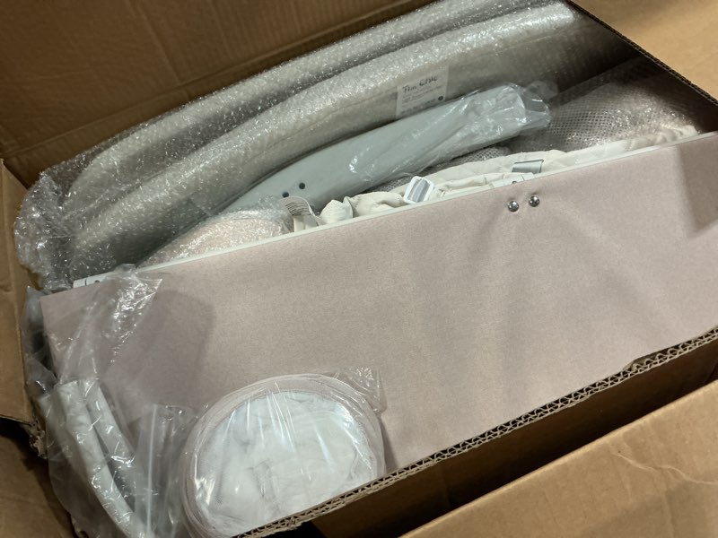 Condition photo showing Good Condition for baby bassinet bedside crib, 3-in-1 baby bassinet bedside sleeper?rocking bedside bassinet with wheels, adjustable easy folding portable bed for infant newborn (beige)