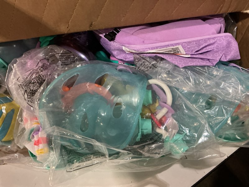Condition photo showing New/Like New for bright starts disney the little mermaid sea of activities baby activity jumper with interactive toys, lights & music with disney princess ariel, 6-12 months (blue)
