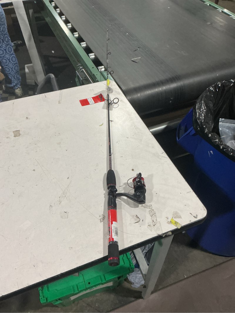 Condition photo showing As Is for ugly stik spinning combo, 4'8" ultra light fishing rod, 20 size reel