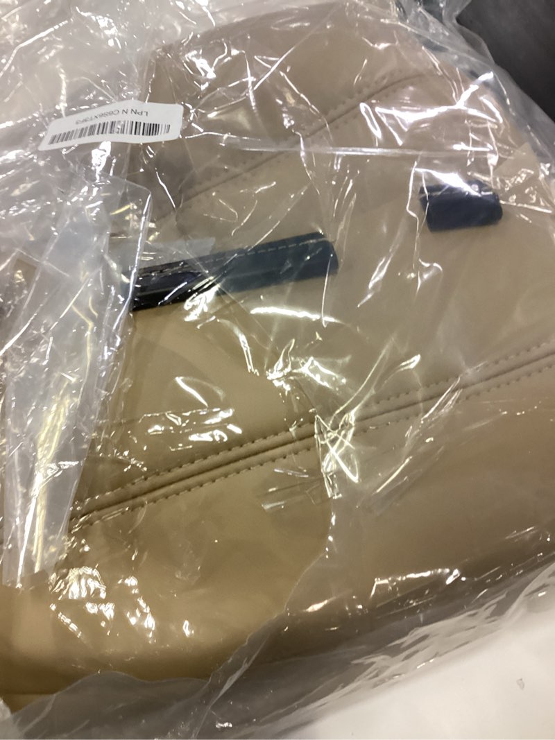 Condition photo showing New/Like New for mythoria front driver and passenger side bottom replacement leather seat cover tan compatible with acura mdx 2007 2008 2009 2010 2011 2012