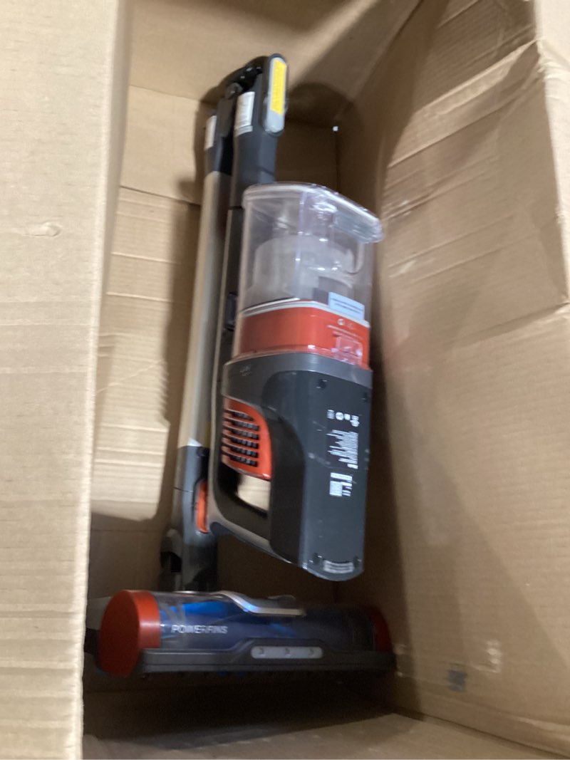 Condition photo showing As Is for shark® vertex duoclean® powerfins upright vacuum