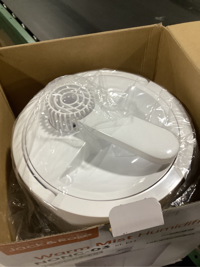 Condition photo showing Good Condition for 3L Stainless Steel Humidifier for Bedroom, Warm Mist Humidifiers Easy Clean, Steam Humidifier for Living Room, Whisper-Quiet and Filterless, with Sleep Mode and Timer, Auto-off Setting