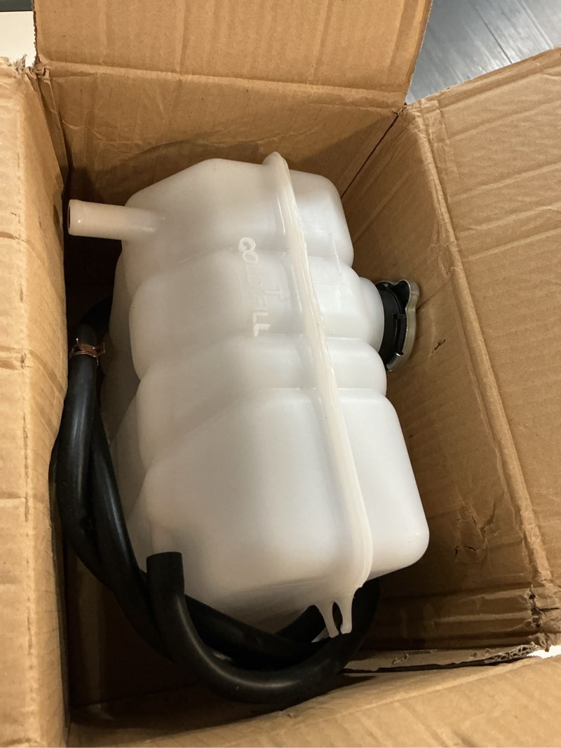 Condition photo showing Good Condition for coolant reservoir with cap tank 52079788ae replacement for liberty 3.7l v6 2002–2006