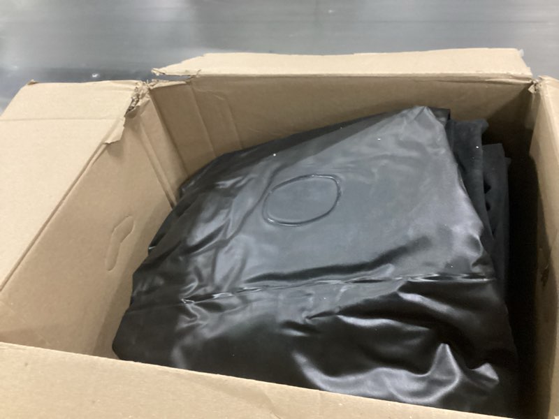 Condition photo showing As Is for Air Mattress Queen with Built in Pump, 18" Elevated Inflatable Blow Up Mattress with Self-Inflation/Deflation, Soft Flocked Top Air Bed for Guest, Home,Camping, 80x60x18in, Max 660lb, Black Queen Black