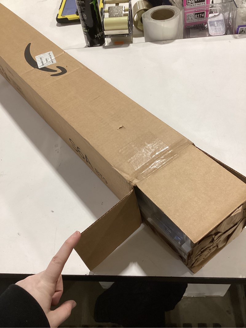 Condition photo showing New/Like New for LazBlinds Top Down Bottom Up (TDBU) Cordless Cellular Shades, Light Filtering Honeycomb Shades Thermal Insulation Noise Reduction Blinds for Windows, 29" W x 64" H, White White - Light Filtering 29" W x 64" H