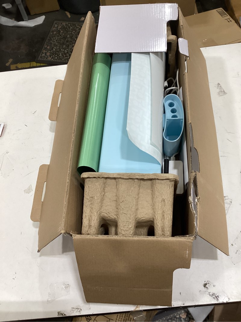 Condition photo showing Good Condition for LOKLiK Cutting Machine 2 by HTVRONT - 5 in 1 Vinyl Cutter Machine with 5X Cutting Force, Cuts 100+ Materials, AI Painting, 13'' Smart Die Cutting Machine for All Crafts Cards 3D Arts Home Decor Daisy White