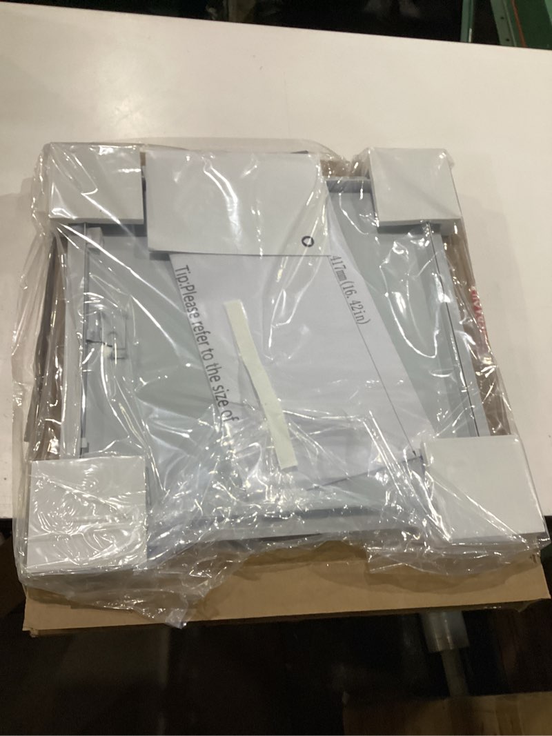 Condition photo showing New/Like New for vevor metal access panel for drywall ceiling, 16 x 16 inch plumbing access doors with cam latch lock, heavy-duty steel wall hole cover, easy install removable hinged panel for wiring & cables, silver 16x16in