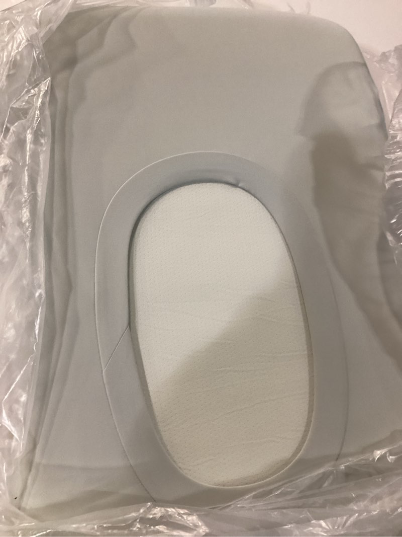 Condition photo showing Good Condition for c cushion lab deep sleep pillow, patented ergonomic contour design for side & back sleepers, orthopedic cervical shape gently cradles head & provides neck support & shoulder pain relief - calm grey