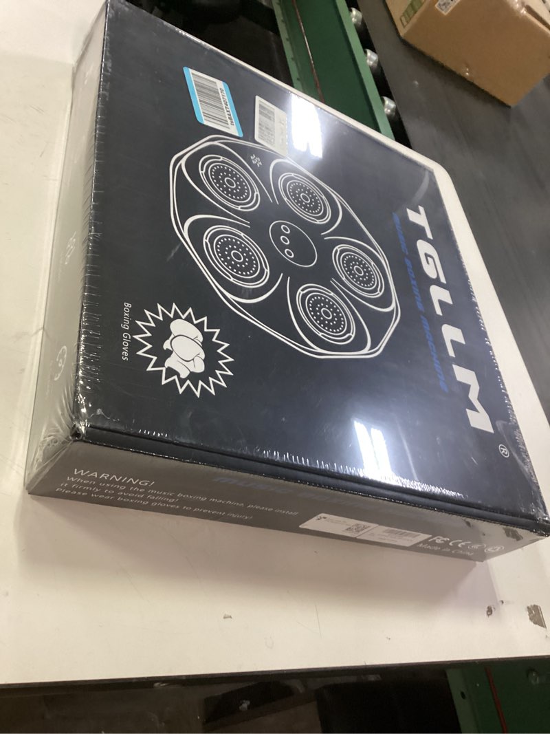 Condition photo showing New/Like New for Music Boxing Machine, Interactive Punching Trainer with Boxing Gloves, Large Size Wall Mounted Electronic Boxing Target for Kids, 9 Modes & 9 Speeds