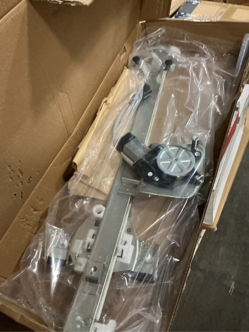 Condition photo showing New/Like New for vurkcy rear driver side power window regulator with motor compatible with 2007-2013 chevy silverado/gmc sierra 1500/2500hd/3500hd extended cab pickup, replace oe 741-388 rear left driver side